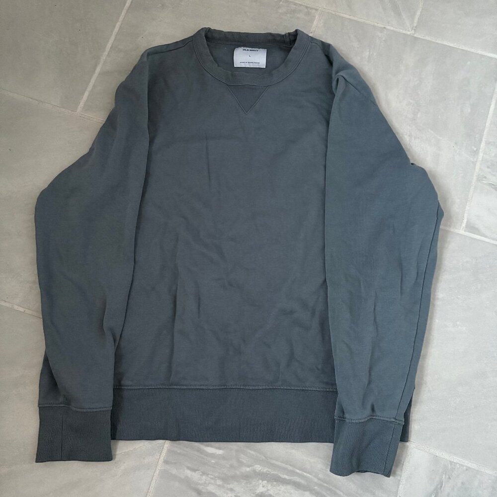 old navy seafoam crewneck sweatshirt
